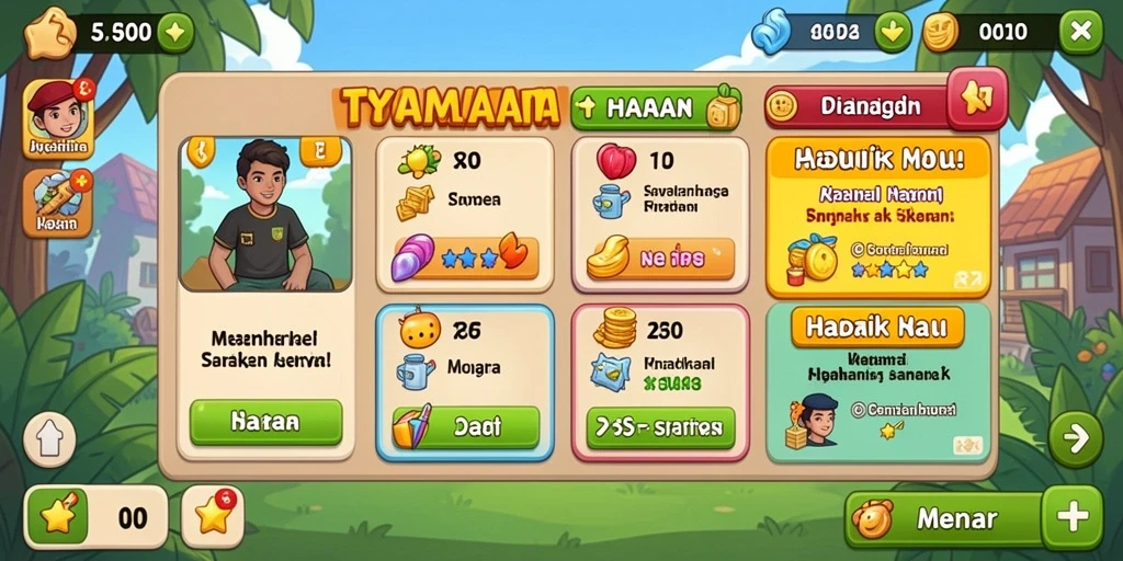 Gambar tampilan live draw yang mendebarkan.