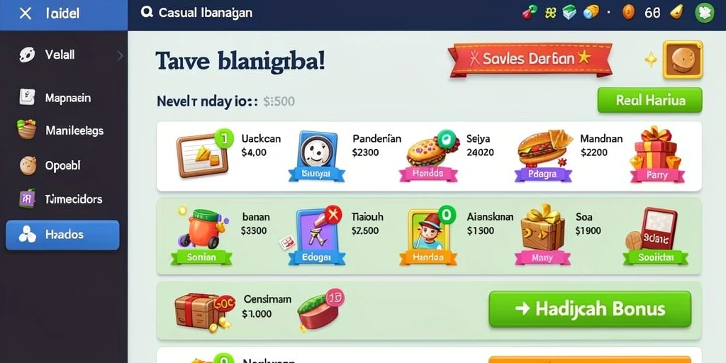 Tema slot yang beragam dan menarik.
